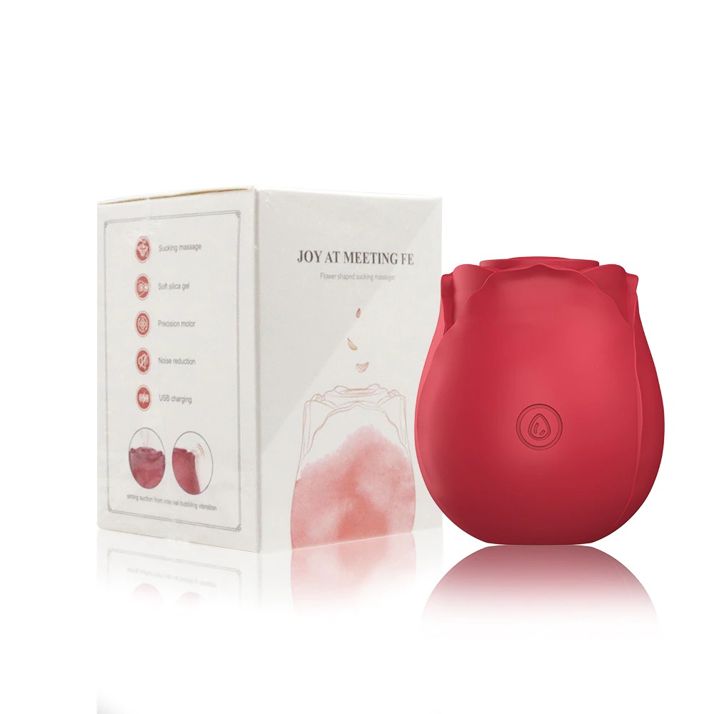 Rose Wet Sucking Vibrator for Women