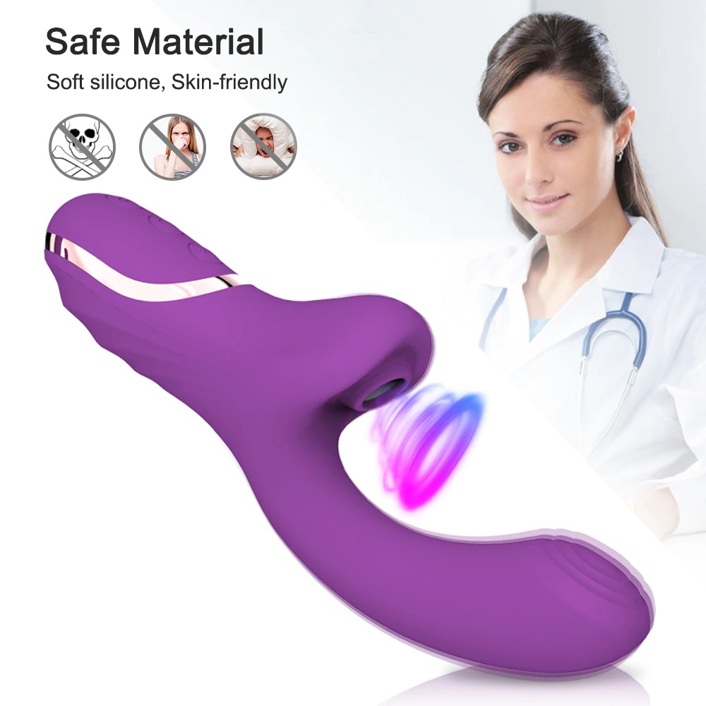 Rose Sucking Vibrator Clit Sucker Dildo Women G-spot Massager Sex Toy for  Women