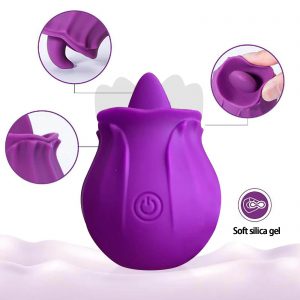 Rose Toy for Women Purple Color soft silica gel