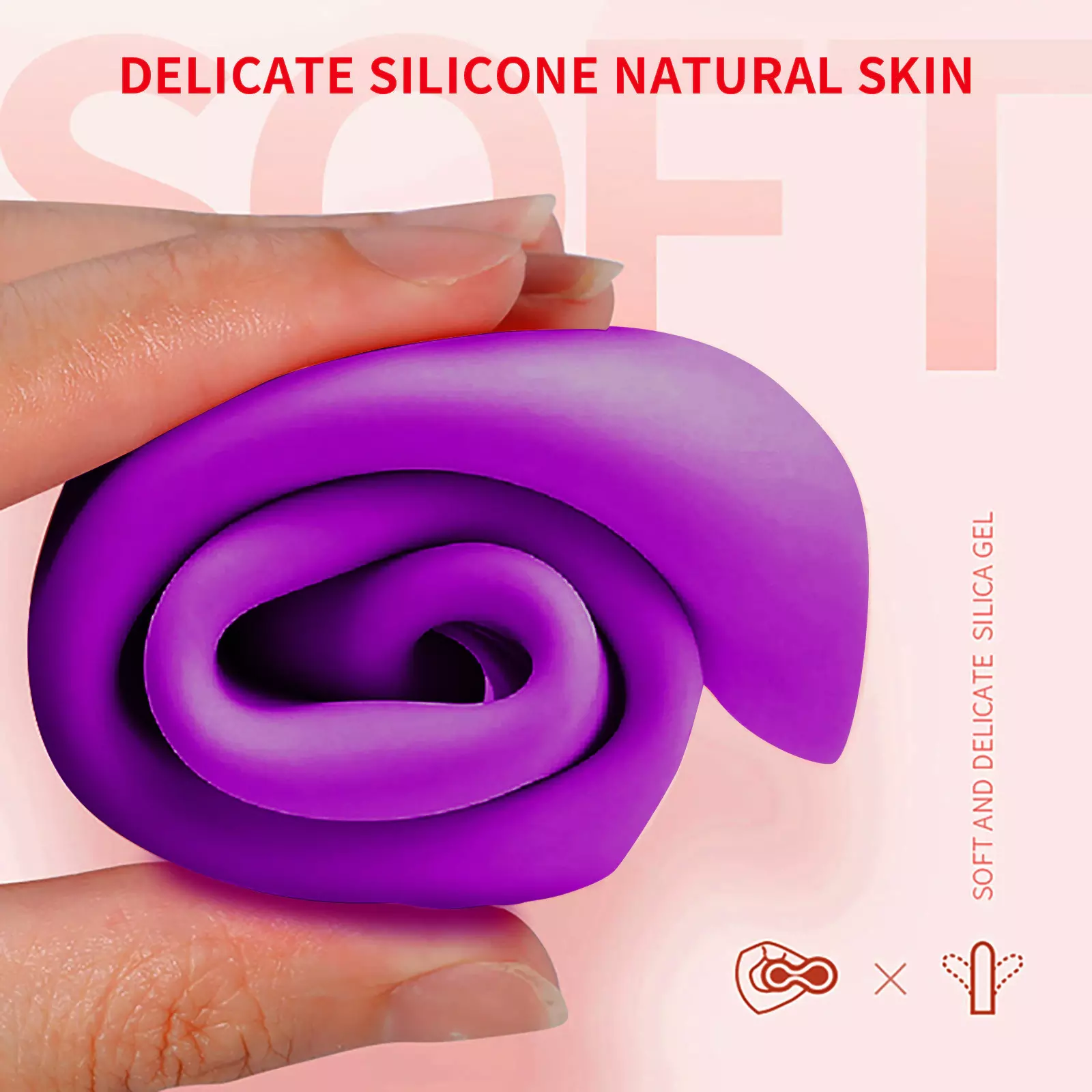 delicate silicone natural skin sexy female toy