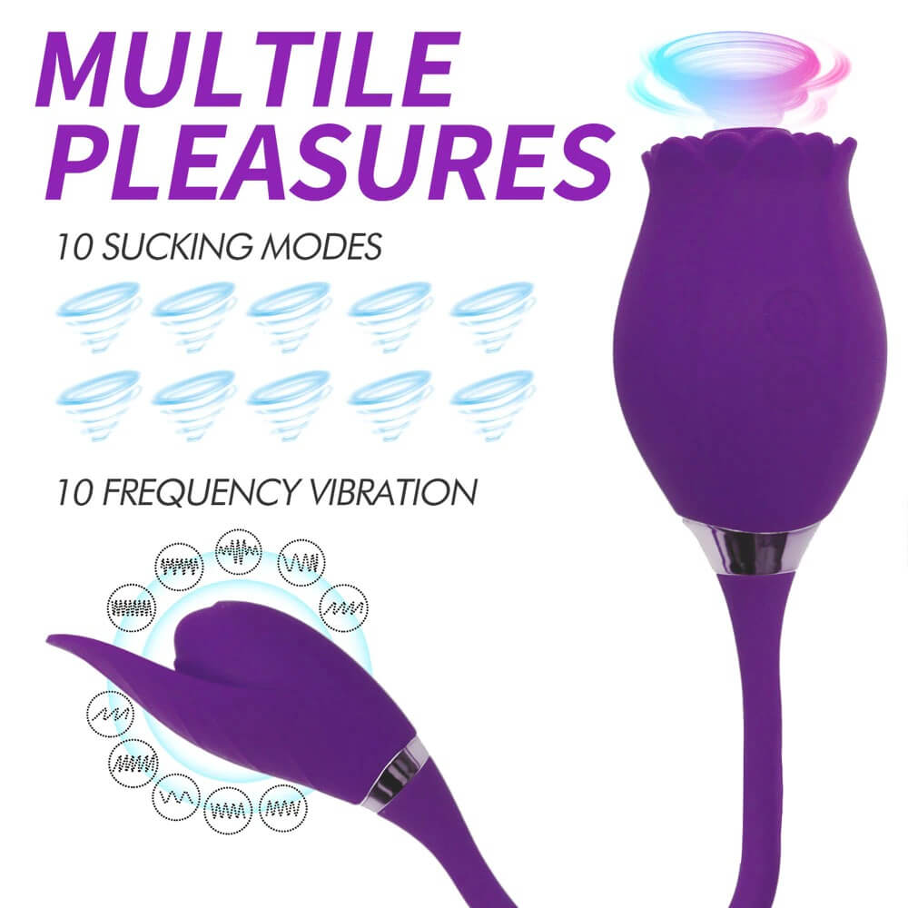 adorime rose toy 10 sucking modes 10 frequency