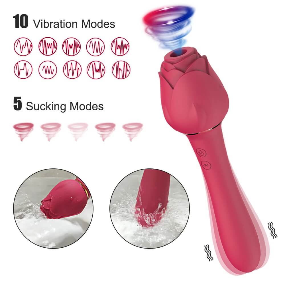 2 In 1 Rose Toy | Rose Clitoris Sucking Vibrator for Women - Rose Toy  Official Website