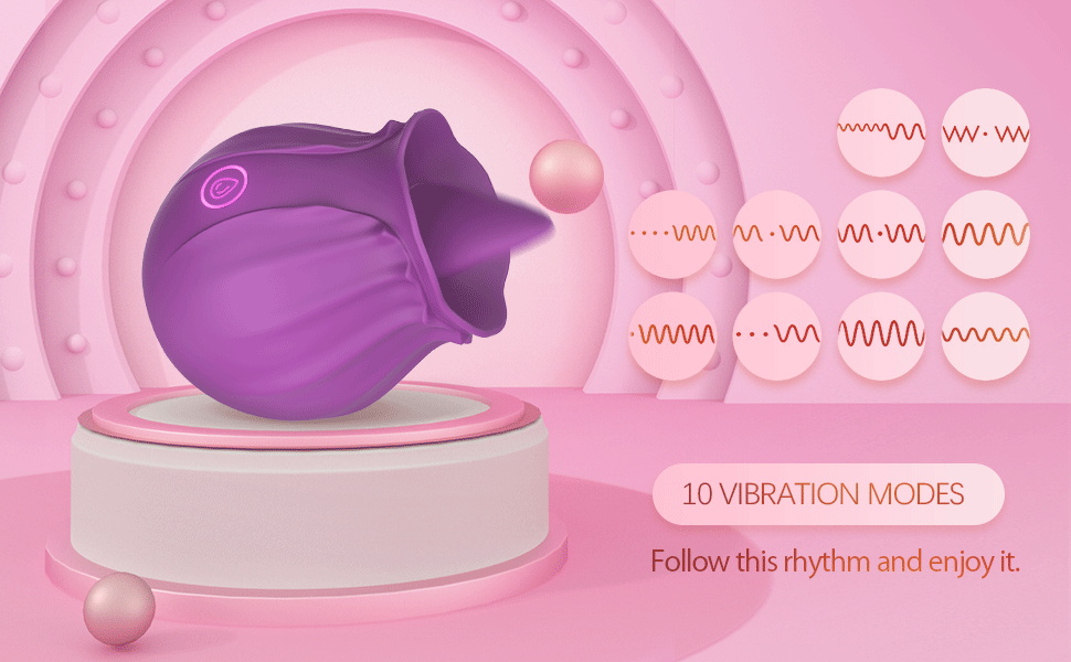 women rose toy 10 vibration mode