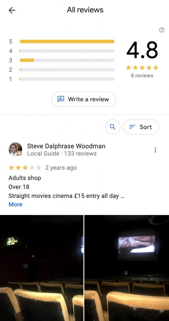 Adult World google review 01