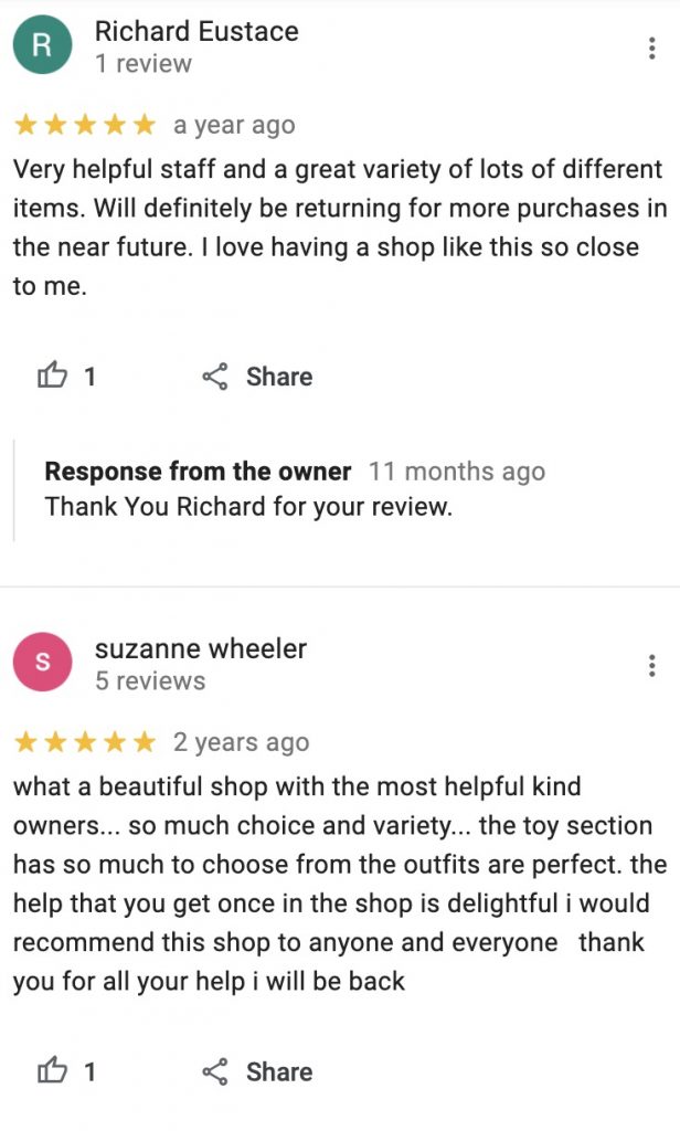 Angels of Tamworth Google Review 2nd Page 2