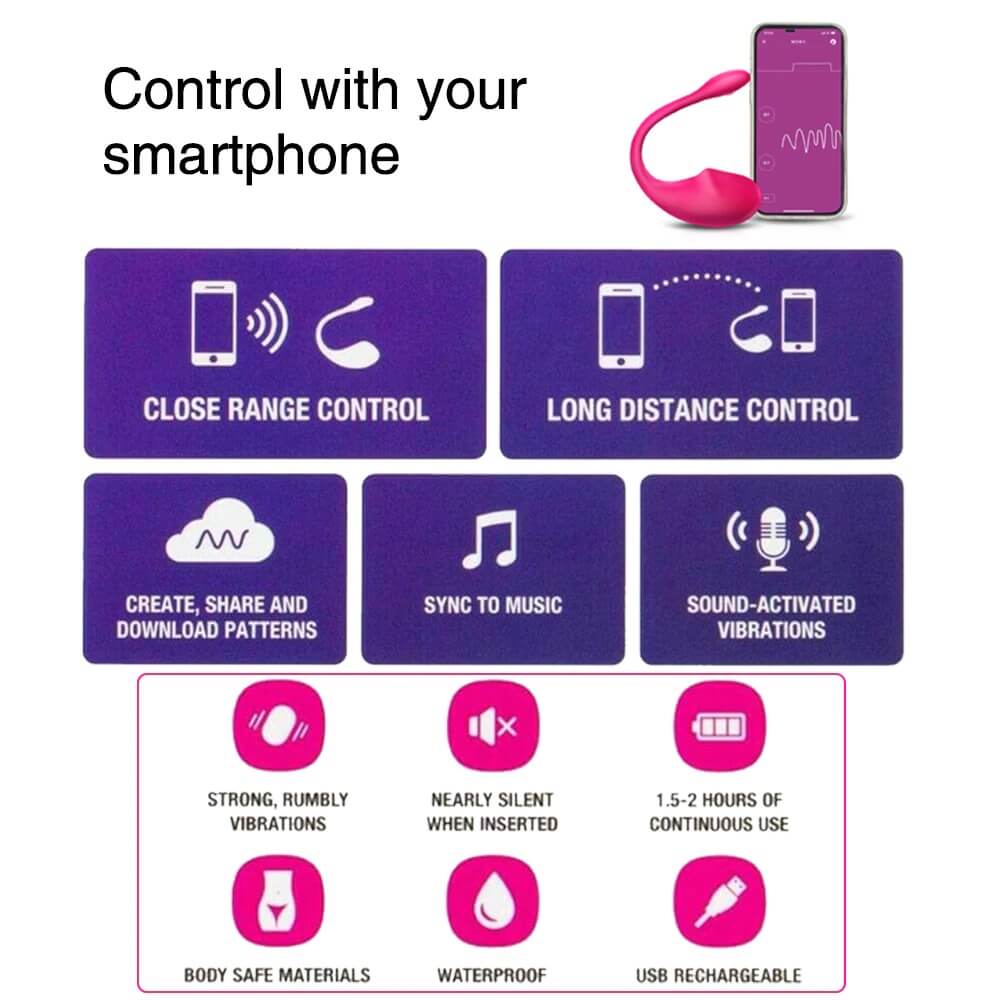 Lush Vibrator Control With Your Smartphone