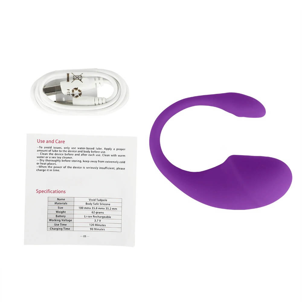 Lush Vibrator Purple Use And Care