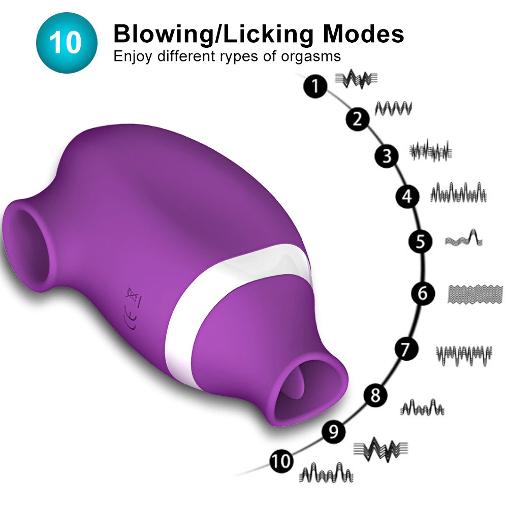 adult rose toy 10 blowing licking modes