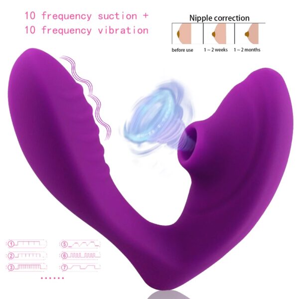 clitoral sucking vibrator 10 frequency suction
