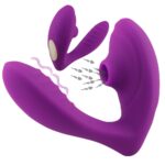 clitoral sucking vibrator purple color