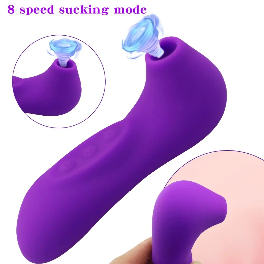 nipple sucker toy 8 speed sucking mode