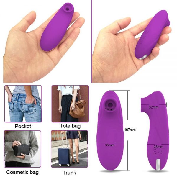 vibrating nipple suckers small size easy to carry