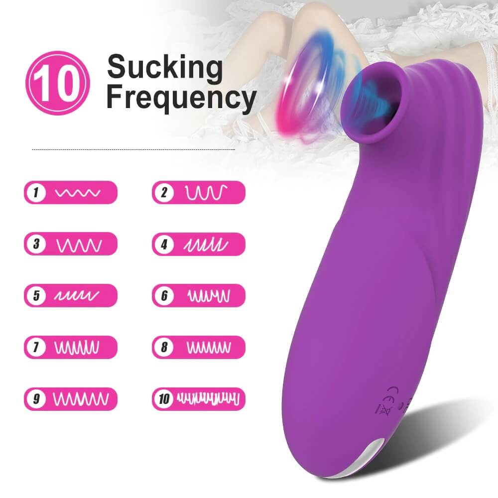 vibrating nipple suckers with 10 sucking frequency
