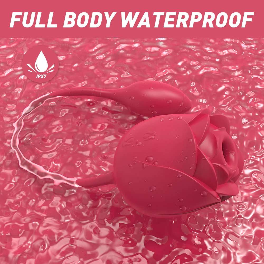 2 in 1 rose toy full body waterproof