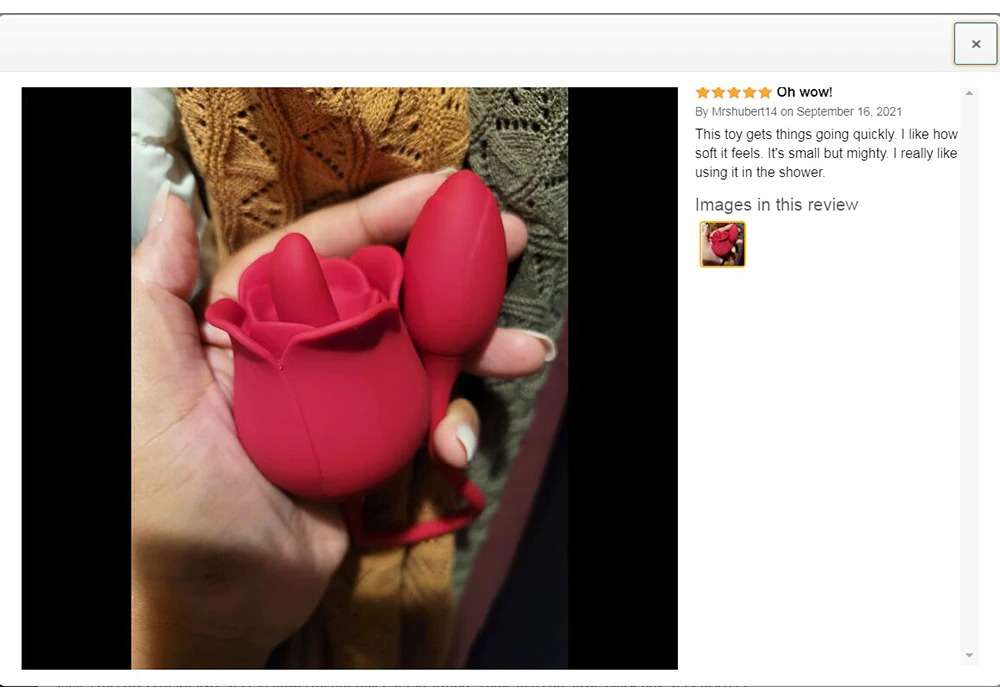 2 in 1 rose toy red color review