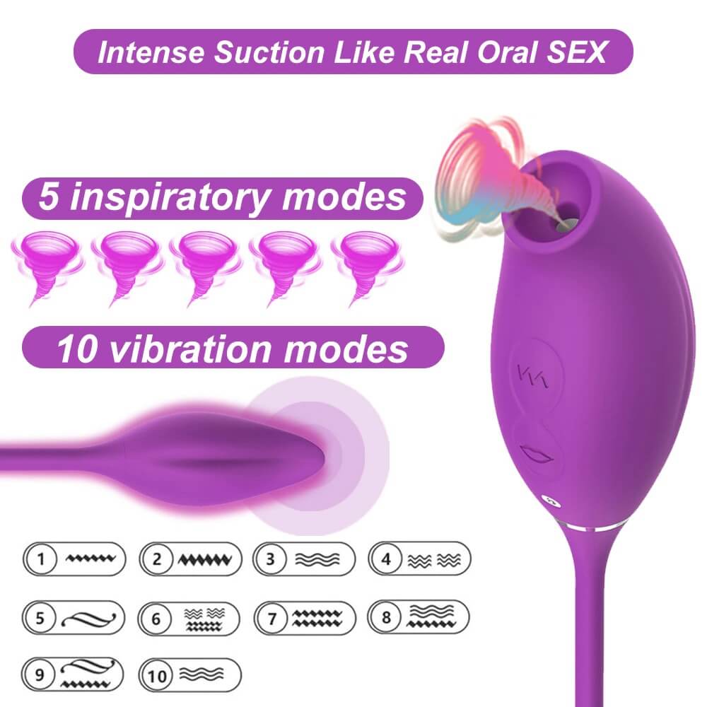 double action rose toy oral sex toy
