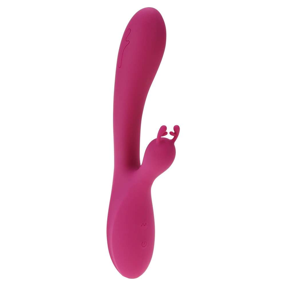 G-Punkt-Kaninchen-Vibrator-Dildo rote Farbe