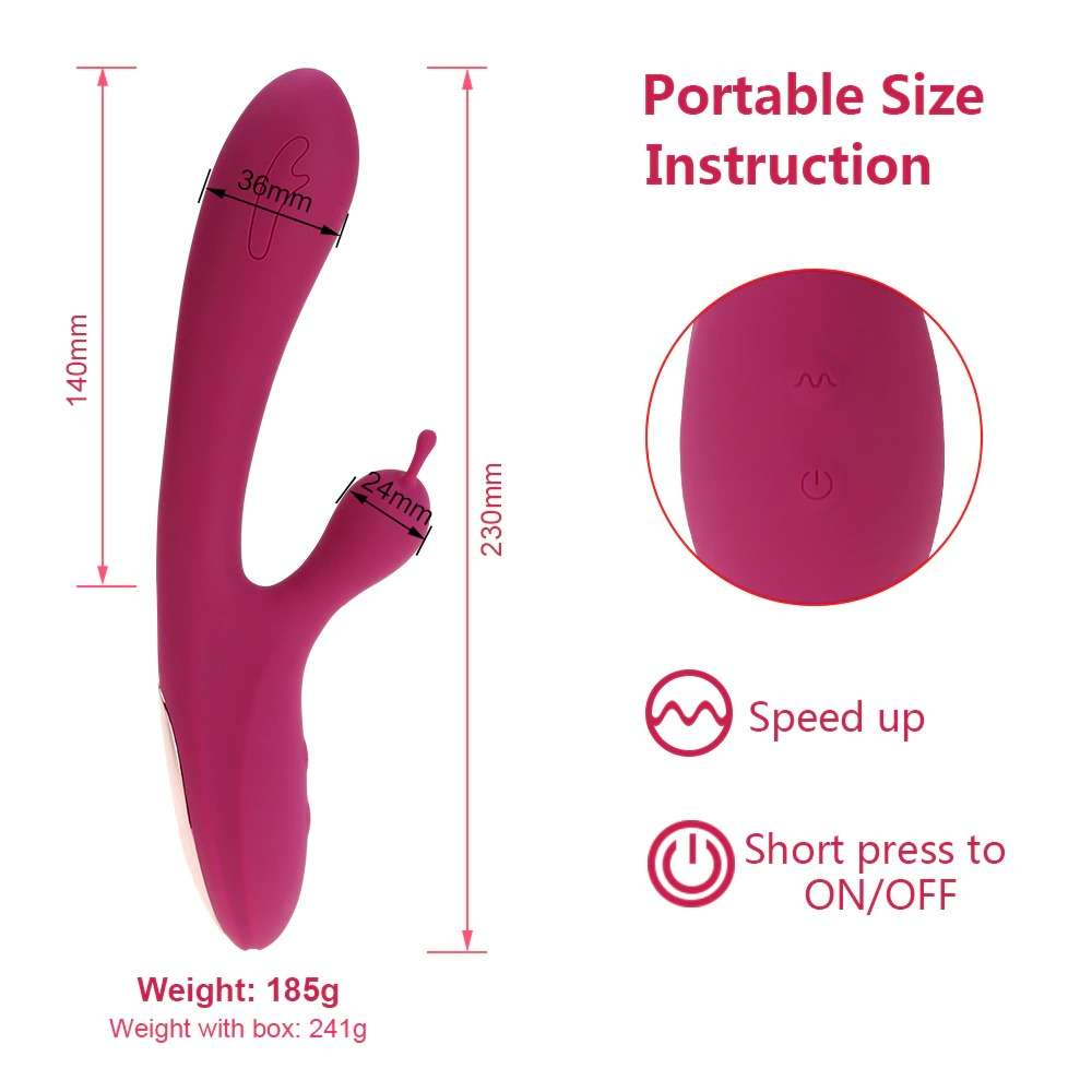 g spot rabbit vibrator portable size