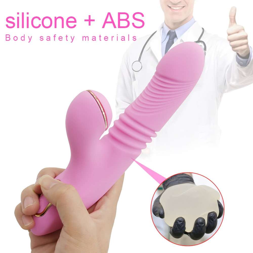 rechargeable rabbit vibrator using medical silicone