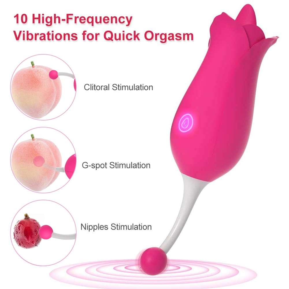 rose clit licker 10 high frequency vibrations