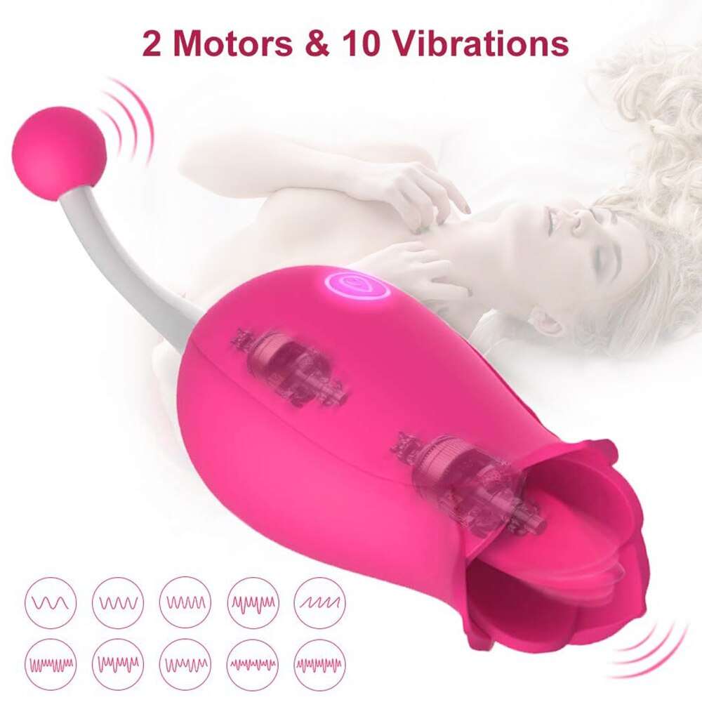 rose clit licker 2 motors and 10 vibrations