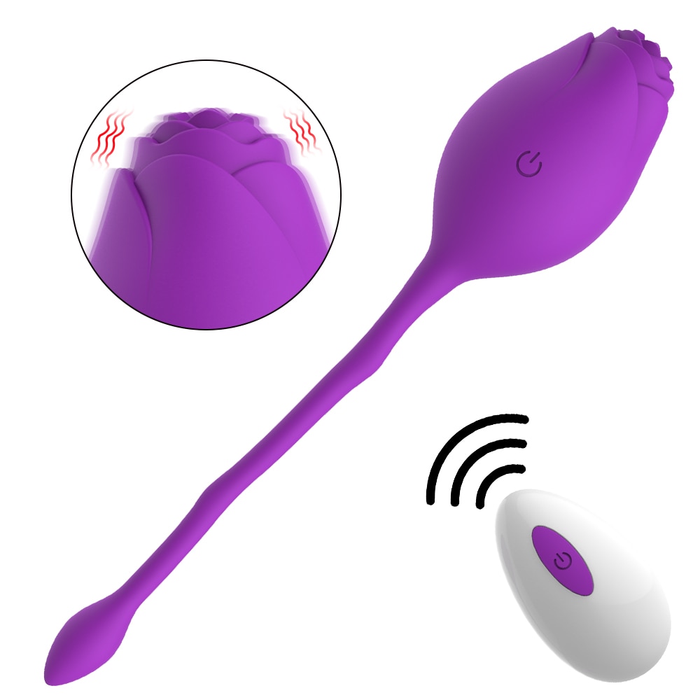 rose toy 2 in 1 purple color vibration