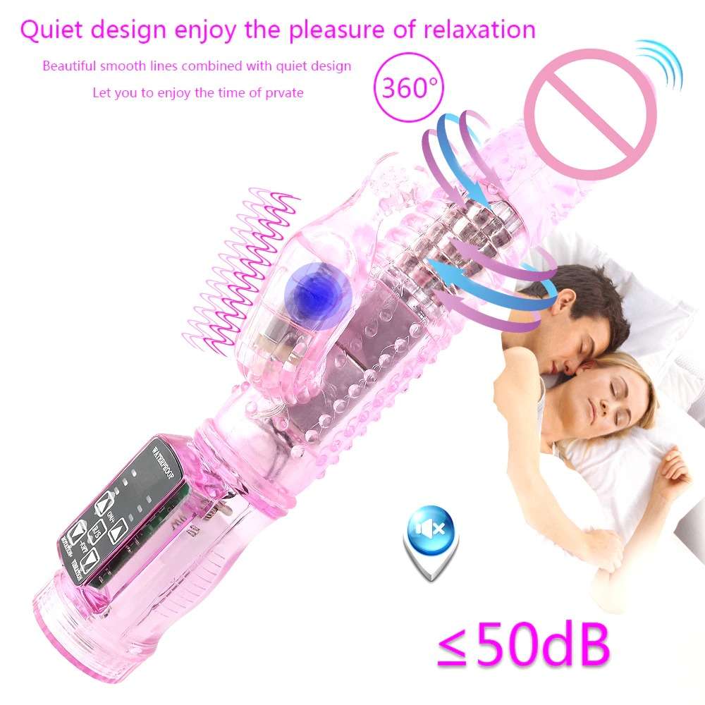 transparent rabbit vibrator quiet design
