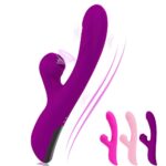waterproof rabbit vibrator purple color