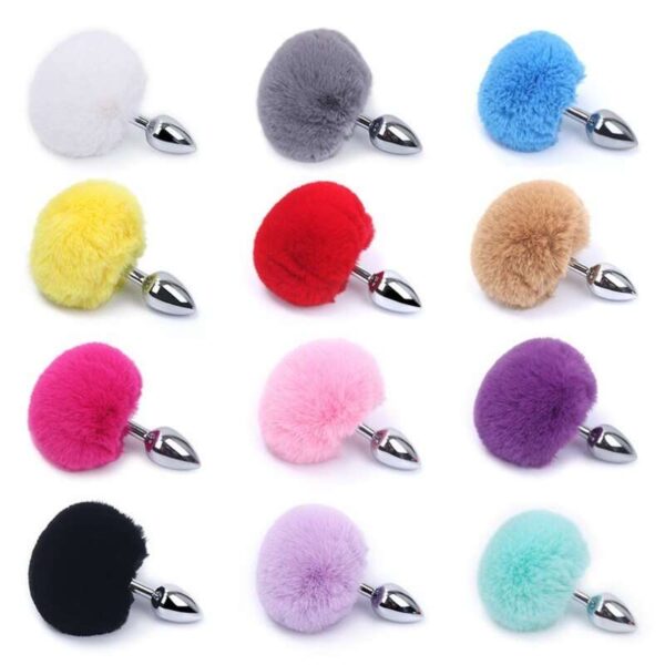 Fox Tail Anal Plug different colors