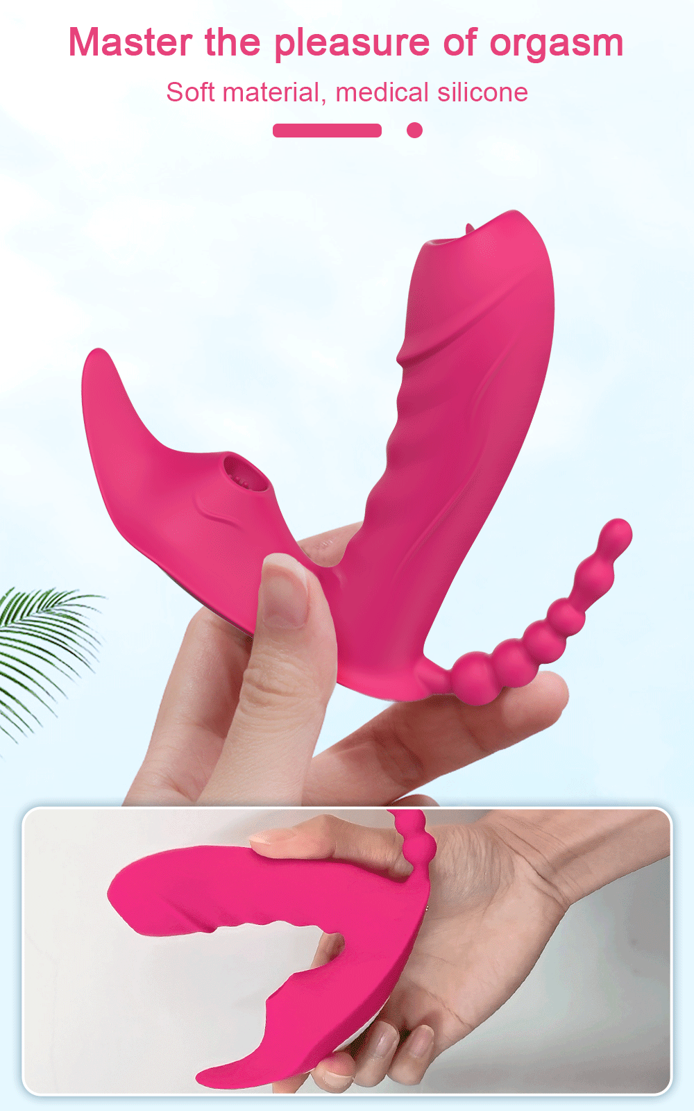 Clit Sucker With G Spot Dildo sofe material medical silicone
