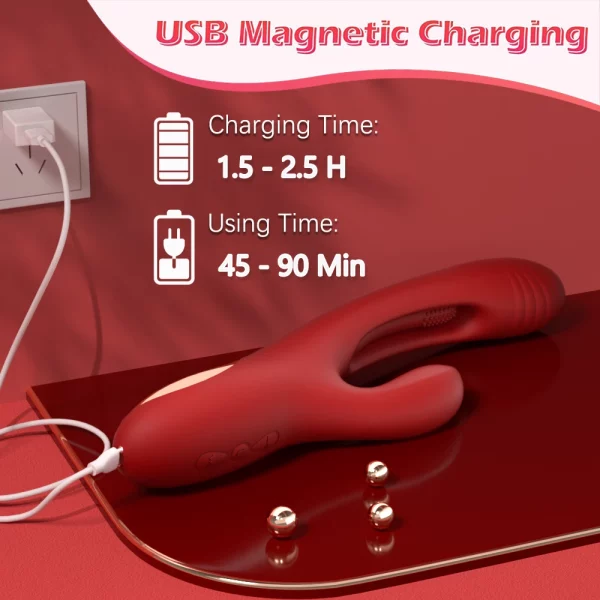 clit sucking g spot vibrator usb magnetic charging