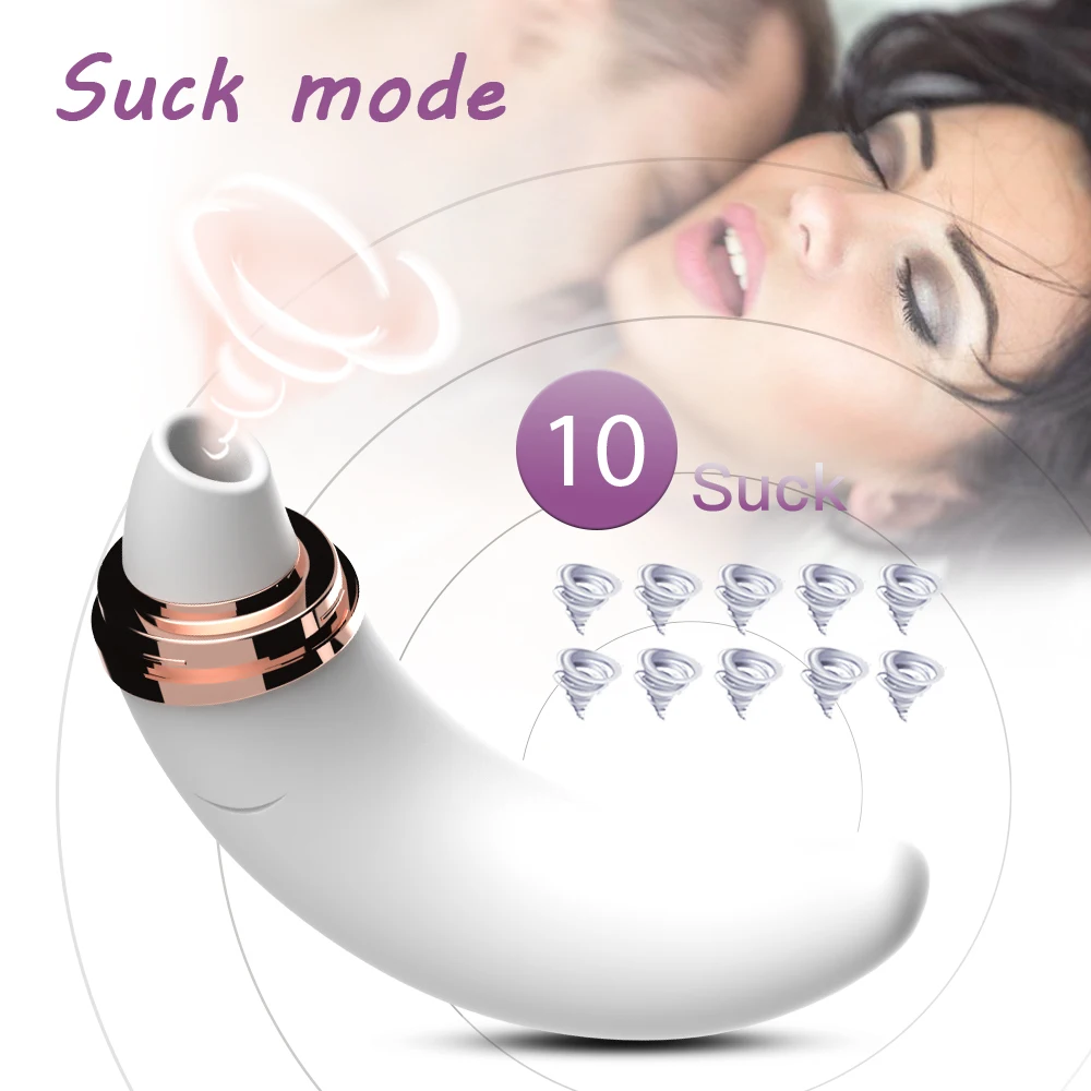 Moon Vibrator | 10 Suck and 9 Vibration Modes - G Spot Clitoris Sucker-1