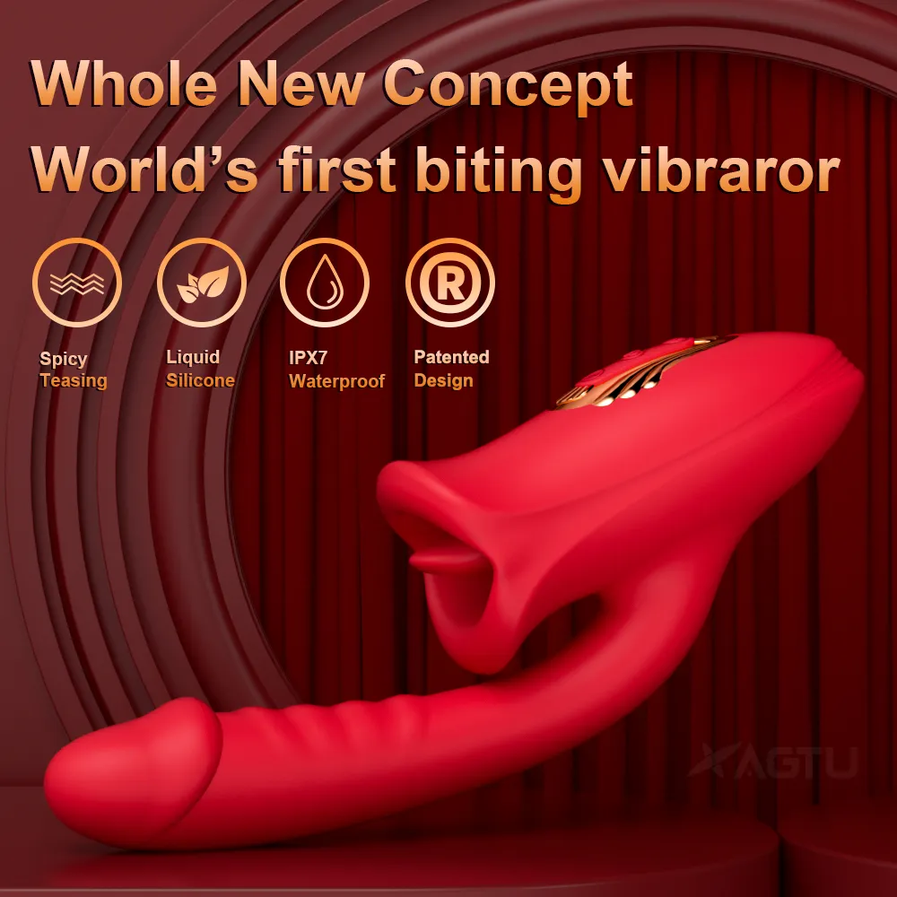 G Spot Tongue Dildo Vibrator | Vibrator with Licking 2 IN 1 for  Clitoris Stimulator Oral Medical Silicone-4
