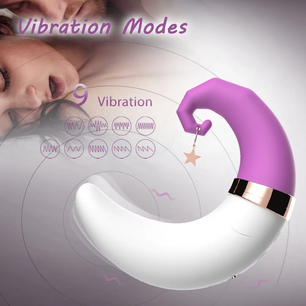 Moon Vibrator | 10 Suck and 9 Vibration Modes - G Spot Clitoris Sucker-2