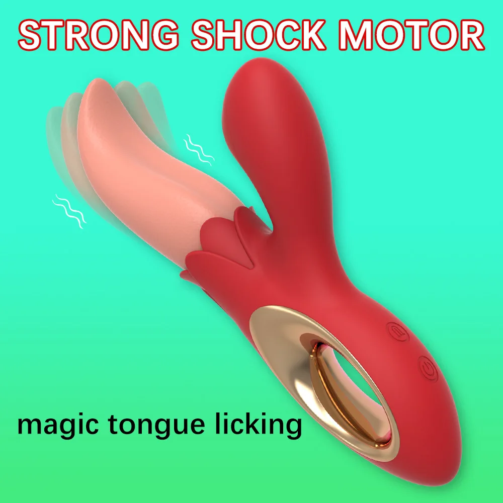 Licking Tongue Clitoris Stimulator | Lick Strike Vibrator For Women - G Spot Massager-9